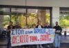 Παρέμβαση αντιπροσωπείας της ΛΑΕ-ΑΑ Α’ Αθήνας έξω από Super Market επί της Πατησίων ενάντια στην ακρίβεια